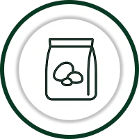 Substrate icon: a line drawing inside a green ring