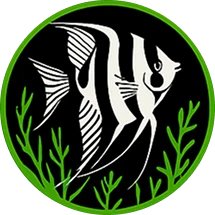The submark: the circular angelfish badge on its own