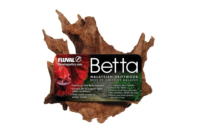 Packaged Fluval Malaysian driftwood for bettas