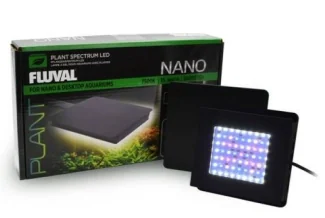 A Fluval Nano plant-spectrum LED and its box